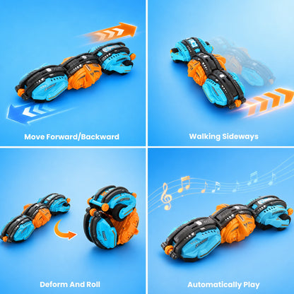SaveJoy Remote Control Car, Gesture Sensing RC Twist Stunt Car, RC Car Toys for Kids with Insect Sound & Spray, Birthday Gift for Boys Girls Ages 3-12