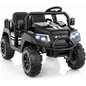 SaveJoy 24V 4 Seater Ride on Cars for Big Kids, Powered Ride on Toy Truck with Remote Control, Electric Car for Kids 3-8 Boys Girls
