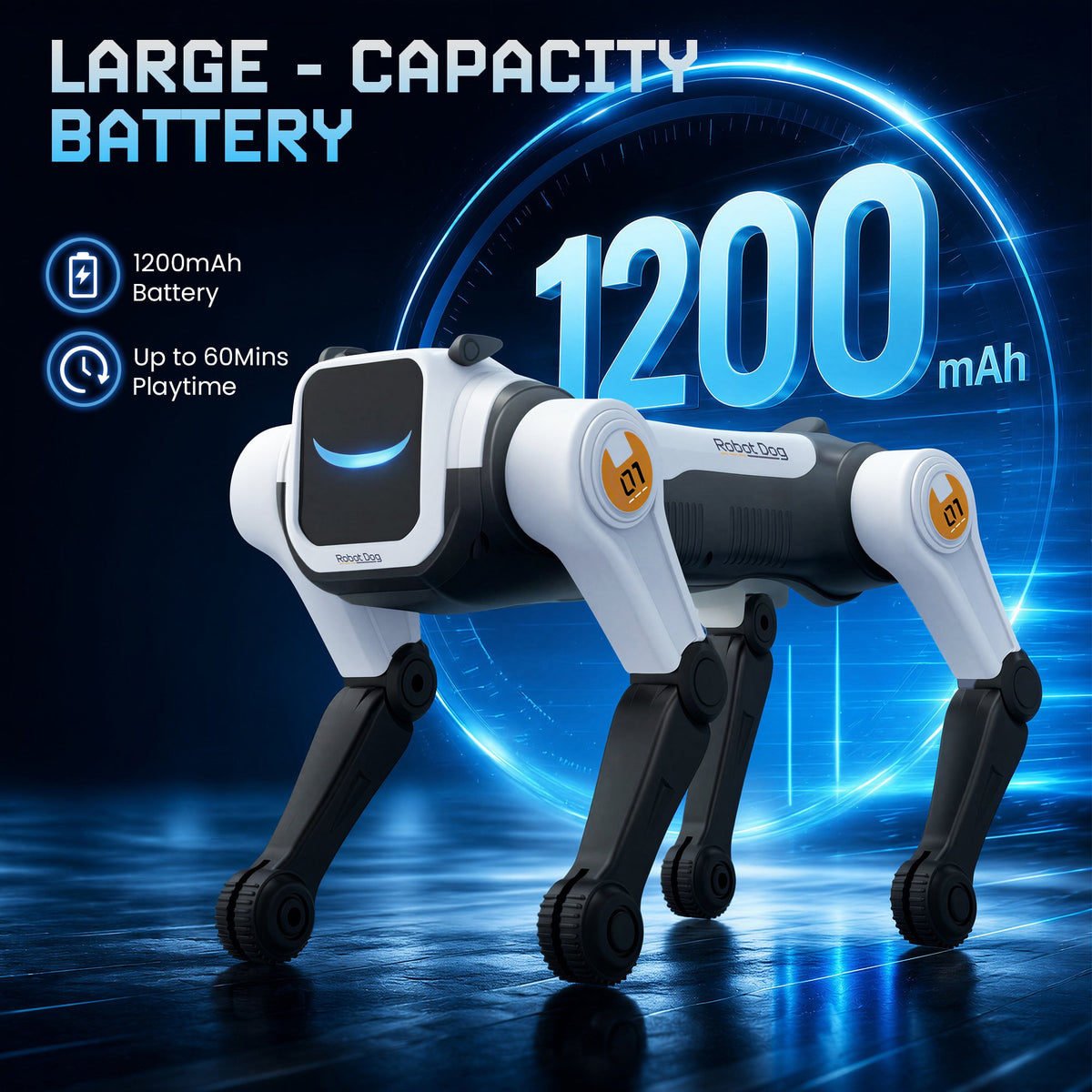 SaveJoy RC Robot Dog Toys for Kids, Remote Control Smart Robot Pet with Voice Control & Programming, Electronic Pet Toy for Boys Girls Ages 6+