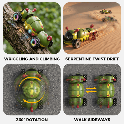 SaveJoy Remote Control Car, Gesture Sensing RC Twist Stunt Car, RC Car Toys for Kids with Insect Sound & Spray, Birthday Gift for Boys Girls Ages 3-12